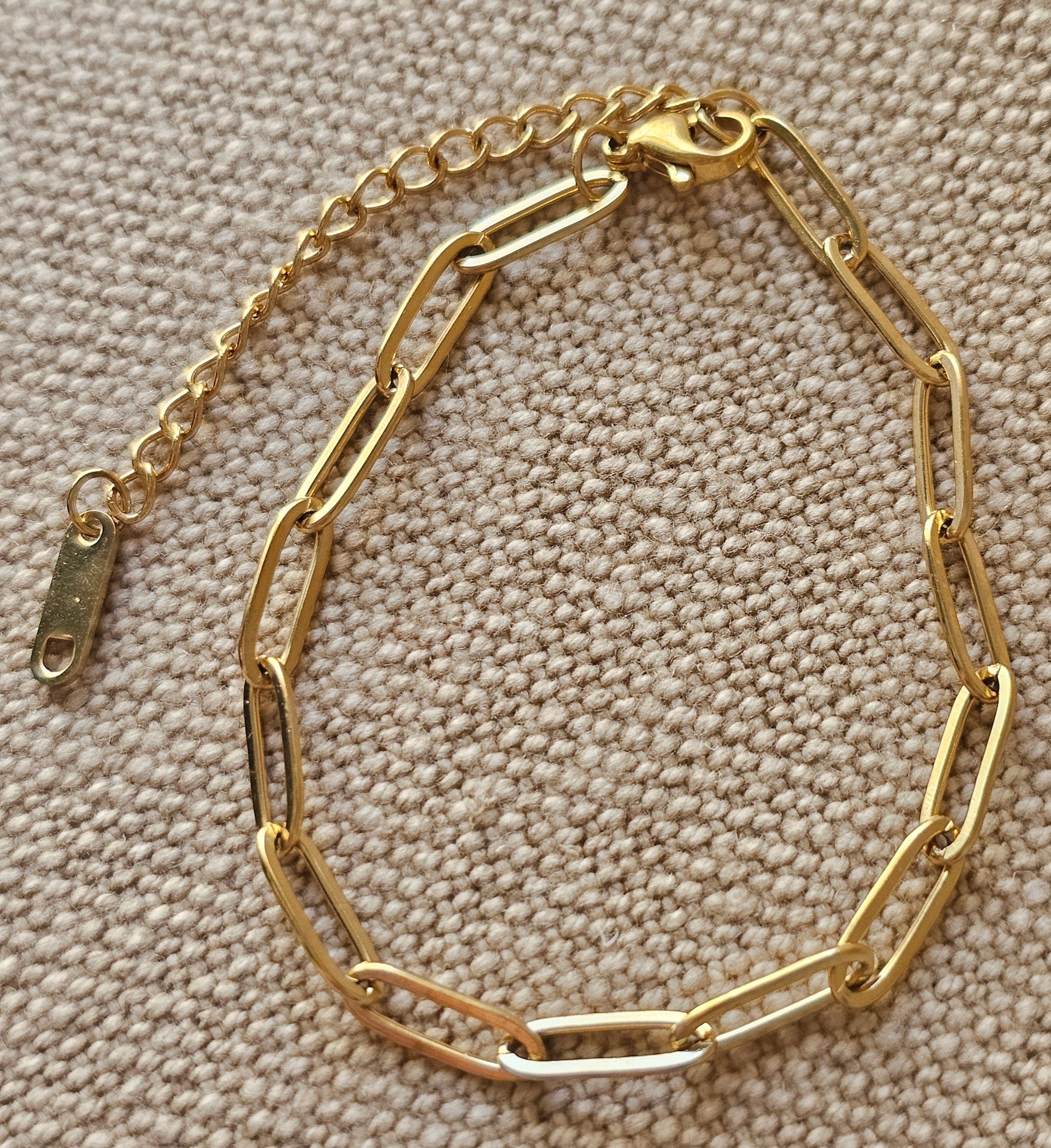 Ava Paperclip Bracelet