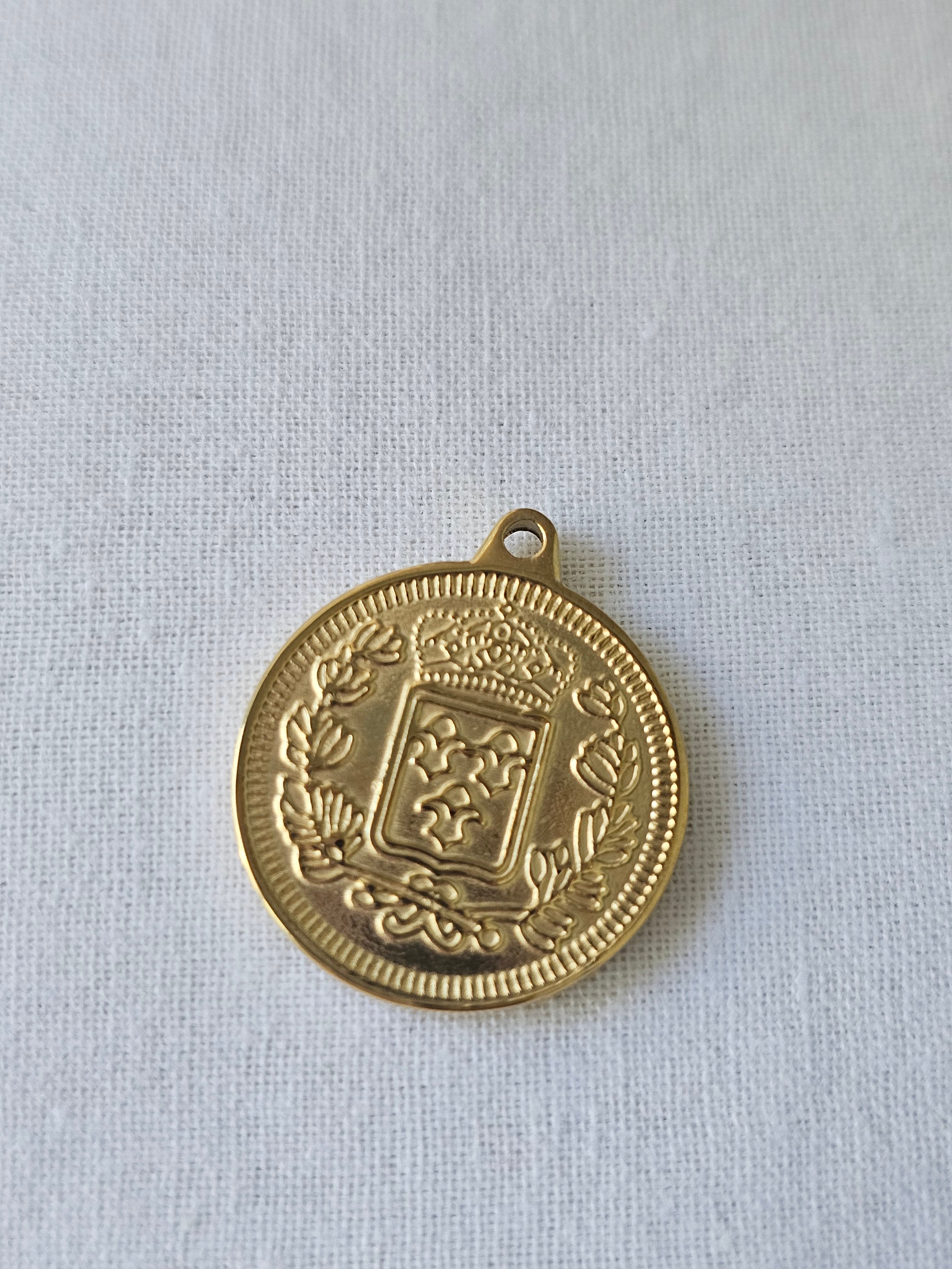 Nora Coin Gold Pendant
