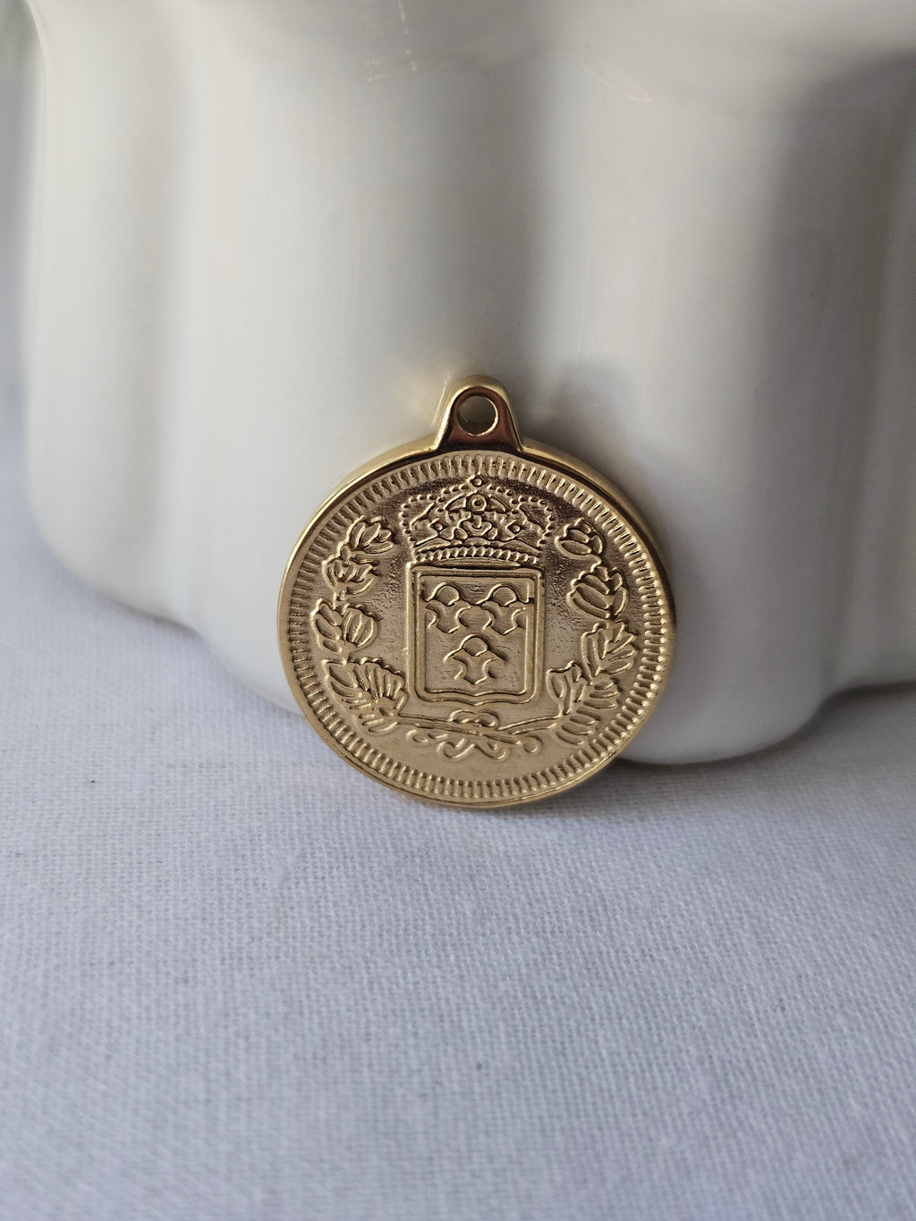 Nora Coin Gold Pendant
