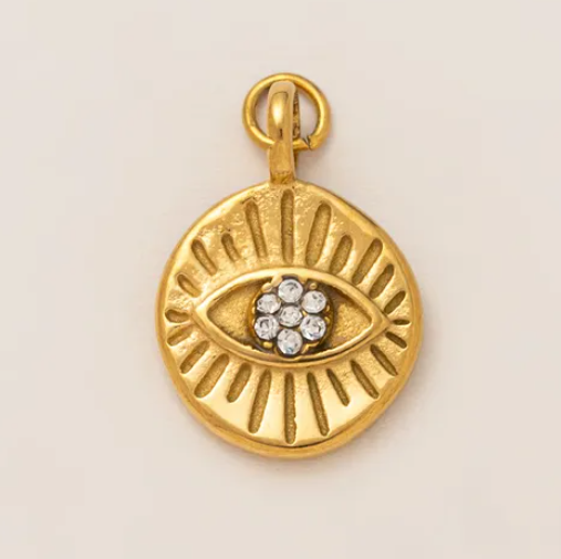 Isla Eye Gold Pendant