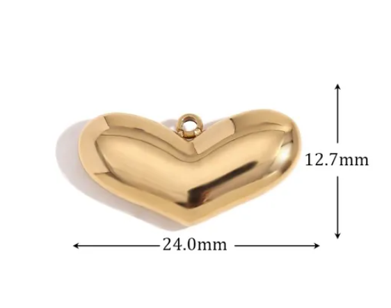 Amora Heart Gold Pendant