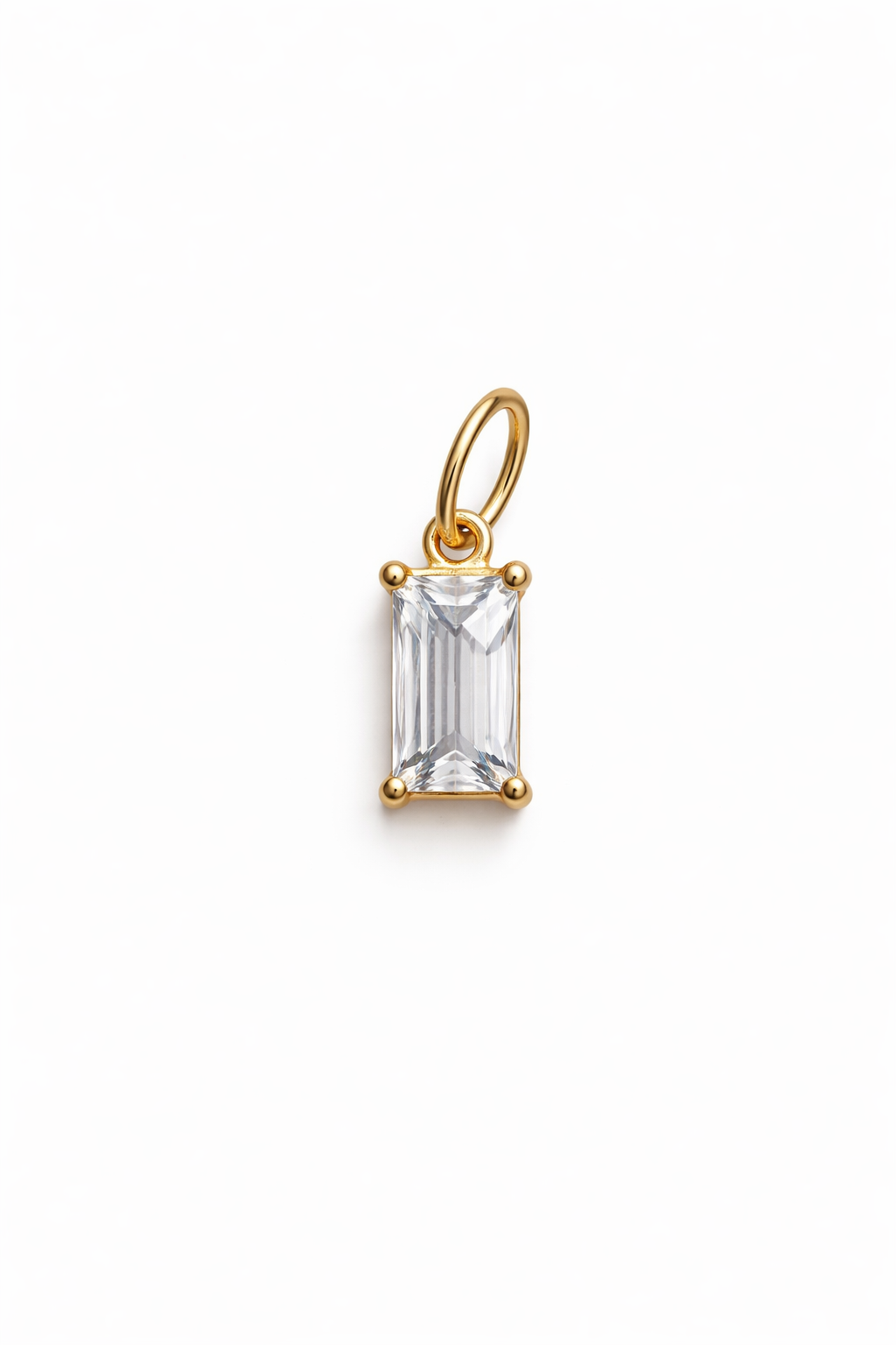 Elara Emerald Cut Pendant