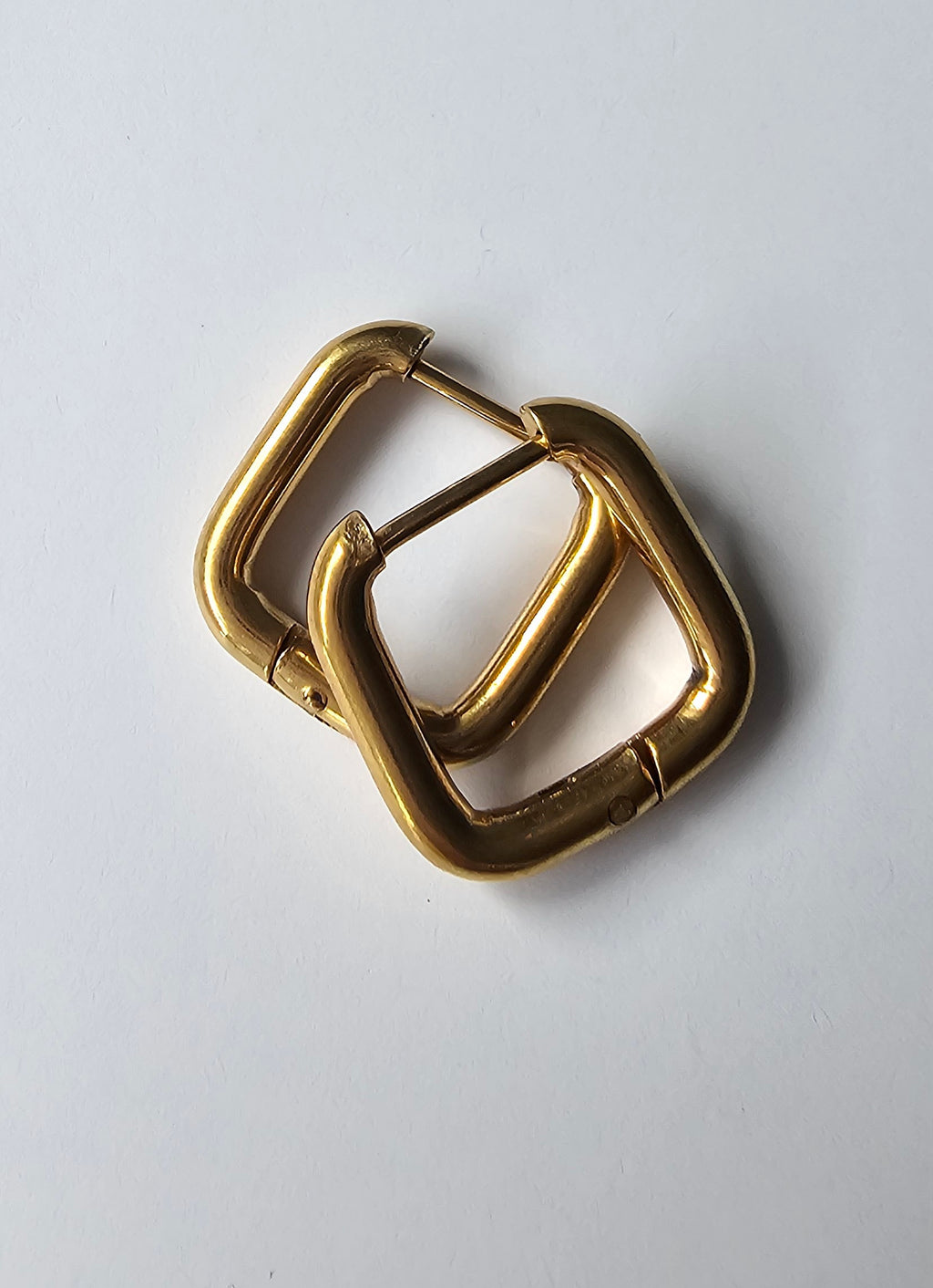 Lena Square Huggie Earrings