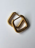 Lena Square Huggie Earrings